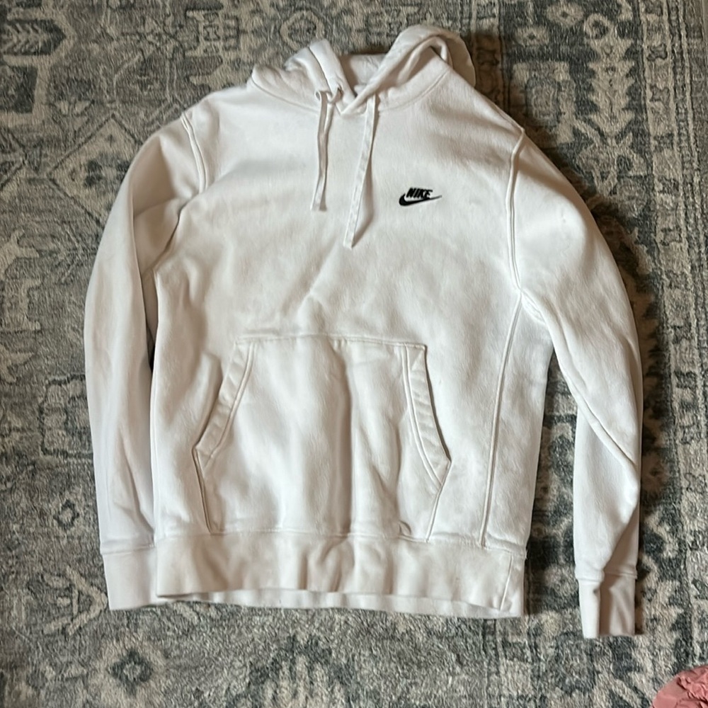 White Nike hoodie